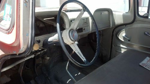 1963 short bed pickup, stock 6 cylinder, three speed w/ floor shift conversion