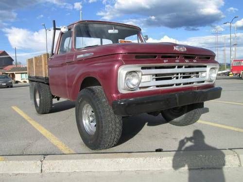 Awesome 1962 ford 4wd flatbed pickup 351 cleveland