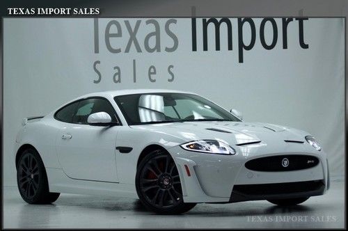 2012 xkr-s 550hp coupe 9k miles,$132k msrp,white/red,1.49% financing