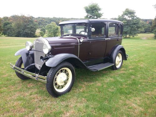 1930 ford model a, inline 4, 6 volt, great patina, ready for cruise-ins