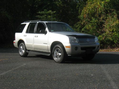2002 mercury mountaineer awd leather no reserve