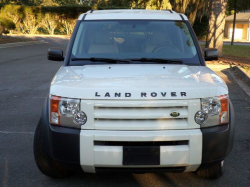 White 2006 land rover lr3 se sport utility 4-door 4.4l