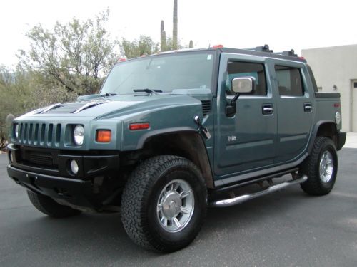 Beautiful hummer h2 sut truck! loaded! luxury pkg, must see! no reserve! az.