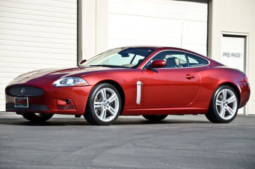 2007 jaguar xkr supercharged radiance metallic red low miles