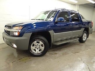 2002 chevrolet avalanche crew cab 4x4 1-owner clean carfax 102k miles we finance