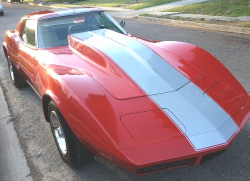 Corvette chevrolet corvette 1974 custom stingray t-top auto-driver - low miles-