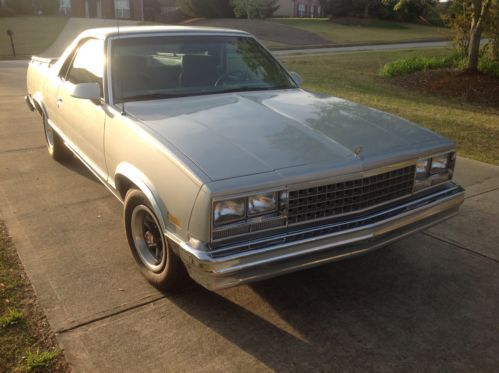 1987 el camino from the south.  original two tone silver, 305 v8. nice ride!