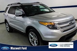 13 ford explorer limited leather seats, clean carfax, 1 owner, we finance!