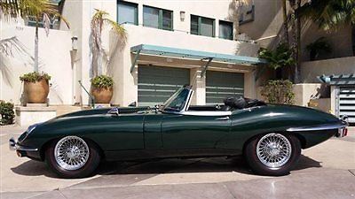 1970 jaguar xke roadster british racing green rare, classic, restored&amp; beautiful