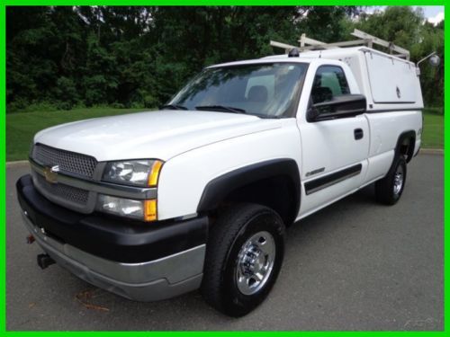 2004 chevy 2500hd 6.0 v-8 auto 4x4 pickup 8ft bed ge company owned no reserve