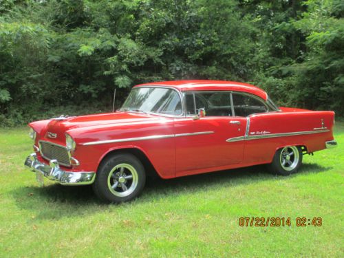 1955 chevrolet bel air &#034; no post &#034; hard top coupe beautiful