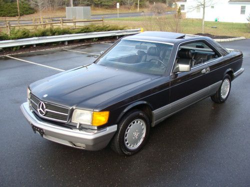 1987 mercedes benz 560 sec black pearl exceptionally clean low mileage must see
