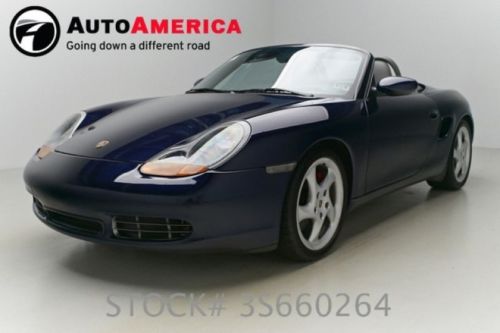 2001 porsche boxter s convertible manual trans bucket leather seat pwr mirrors