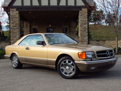 1987 mercedes 560 sec coupe outstanding collector quality car, best one for sale