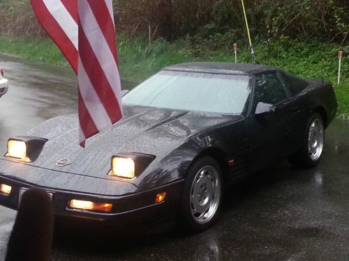 1993 chevrolet corvette 47500 miles black "wow factor" clean title super nice a+