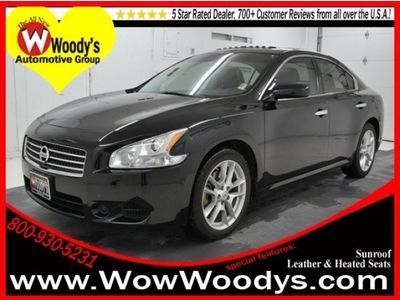 Fwd 3.5l v6 sunroof leather &amp; heated seats cd changer w/aux certified warran
