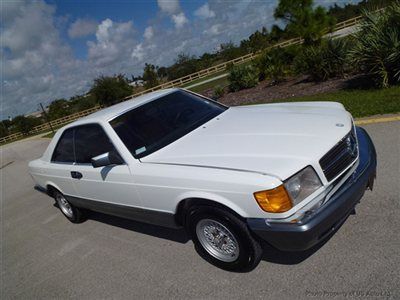 Florida1984 mercedes benz 500 sec coupe classic v8 power leather s/r alloy wheel