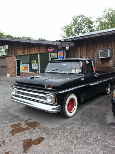1965 chevy c10 truck, original black patina,lowered,runs and rides great