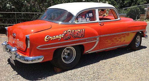 1954 chevrolet belair vintage race car hillborn injected sommers bros  awesome !