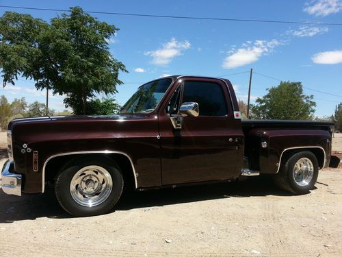 1978 chevrolet c10 cheyenne cab &amp; chassis stepside short bed show truck quality!