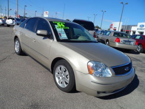 2006 ford 500 sel local trade leather, 6 disc, moonroof