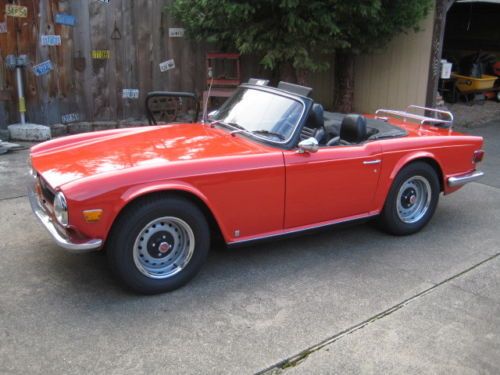 1972 triumph tr-6 immaculate condition convertible