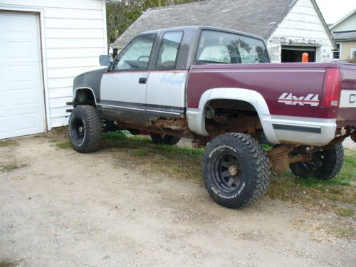 91 chevy gmc solid axle converted ifs 4x4 truck tbi 4sp 205