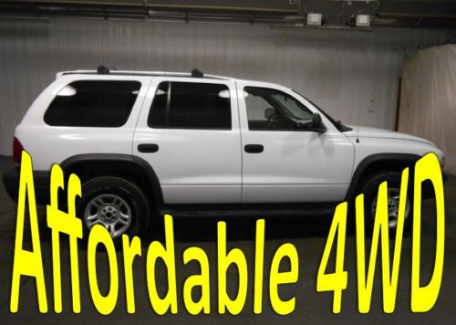 Affordable-white-suv-4.7l-power steering