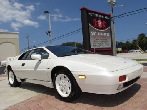 88 pearl white turbocharged 2.2l i4 coupe -rear spoiler -low miles-14k -florida