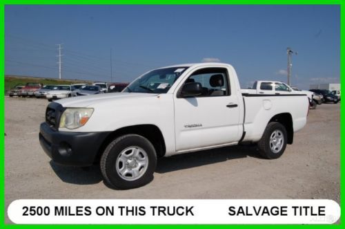 2006 toyota tacoma used 4cyl manual 2k miles pickup truck salvage title export