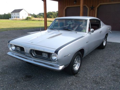 1967 plymouth barracuda fastback a/c car w/ 273 commando automatic 50+ pictures