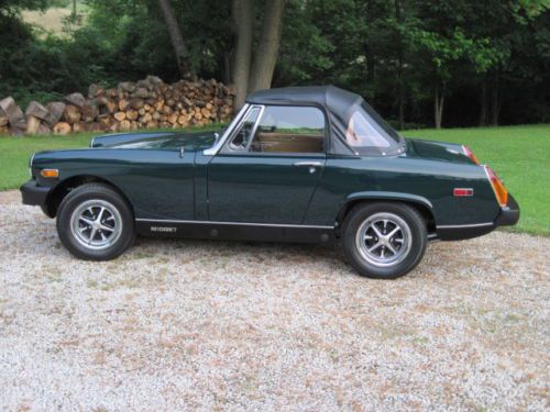 1979 mg midget 1500 restored british sports car convertible collectable classic
