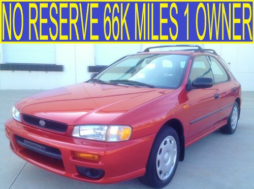 No reserve 66k original miles 1 owner 5-speed awd 4x4 forester outback wrx rs 01