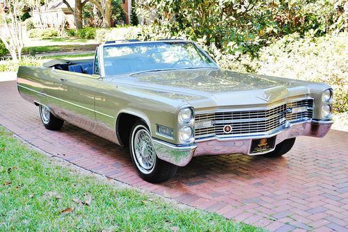 Absolutly mint 1966 cadillac deville converetible folks this one is the best wow