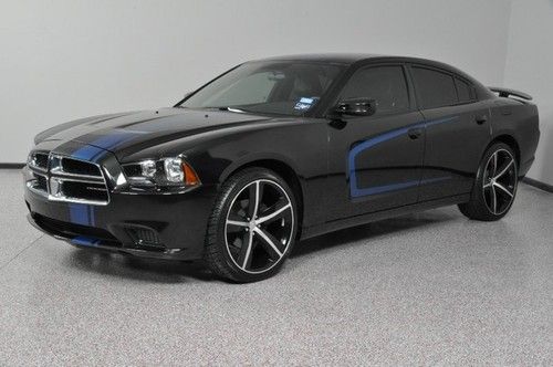 Leather &amp; suede combo - mopar 22s - one of a kind!!!