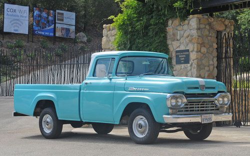 Superb restored 6 cylinder 1960 ford f100 deluxe  looks and drives fantastic