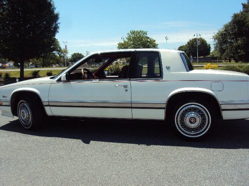 Low mile classic 1990 cadillac eldorado base coupe 2-door 4.5l no reserve