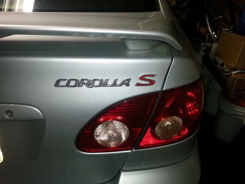 2007 toyota corolla s sedan 4-door 1.8l manual 5 speed we are 1st owner 9of10kbb