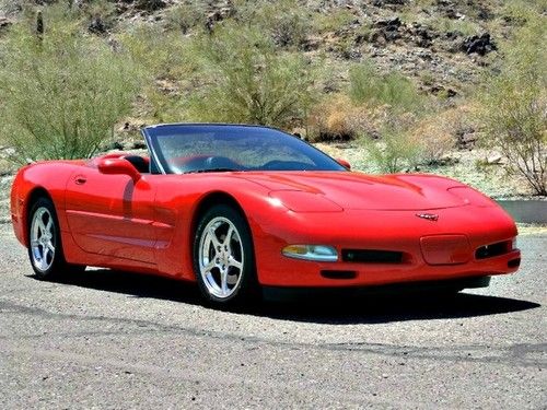 1999 c-5 corvette convertible original msrp &amp; doc's with only 38,000 miles !!!