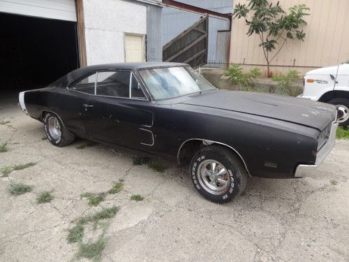 1969 dodge charger r/t project car real rt 440 a/c car 68 70