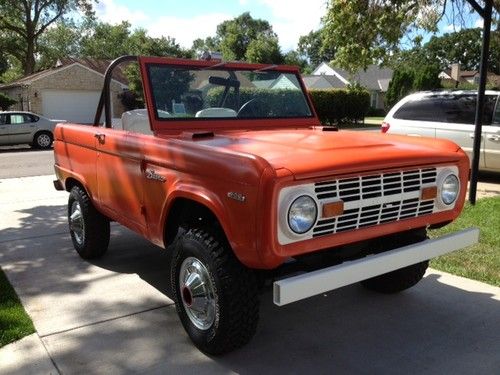 1969 ford bronco u15 - excellent mechanical condition - very clean uncut