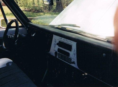 1968 chevy c10 signed by dale earnhardt...white...garage kept...
