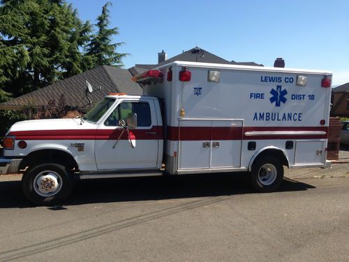 1990 ford f350 7.3 dsl type i ambulance