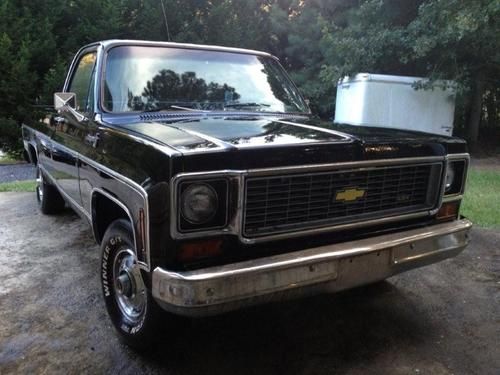 1974 74 nice chevy truck 454 v8 auto cold cold ac air conditioning 1975 75 1976