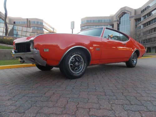1969 oldsmobile 442 matching # real 34487 car with  special order paint