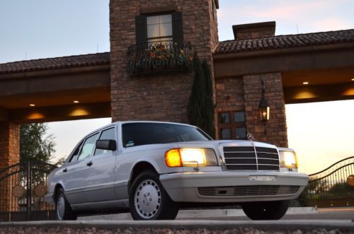 &#034;joe dimaggio&#039;&#034; personal 1991 mercedes 420sel 2 owner excpetional documented car