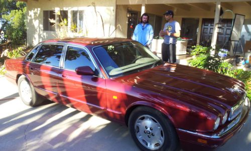 1996 jaguar xj6 base sedan 4-door 4.0l red beauty with style