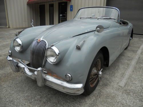 1957 jaguar xk150 roadster, true barn find, original paint, only 70,662 miles