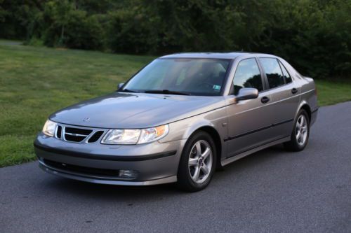 2004 saab 9-5 arc 2.3t 220hp at with steering shifter 1-owner clean carfax 27mpg