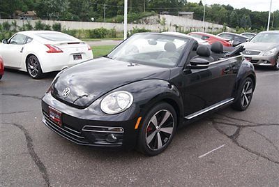 2013 beetle convertible 2.0t with sound, black/black, fender, ipod, 2973 miles